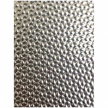 GRAINGER APPROVED Silver SS Sheet 4 ft Overall W, 794J57