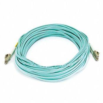 MONOPRICE Fiber Cord Duplex LC LC 15m Aqua, 13U492