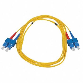 MONOPRICE Fiber Cord Duplex SC SC 2m Yellow, 13U501
