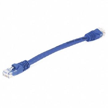 MONOPRICE Patch Cord Cat 6 Booted Blue 0.5 ft., 13U523