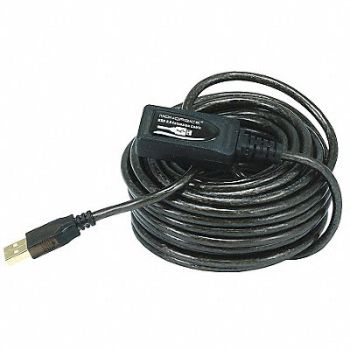 MONOPRICE USB2.0 Active Ext.Cable 32ft.L Blk, 13U535