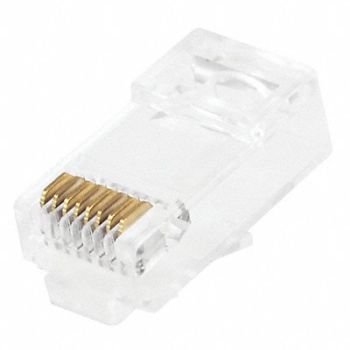 MONOPRICE Plug Modular Cat6 Stranded w/50U PK100, 13U655