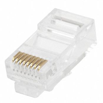 MONOPRICE Plug Modular RJ45 8P8C Stranded PK50, 13U656