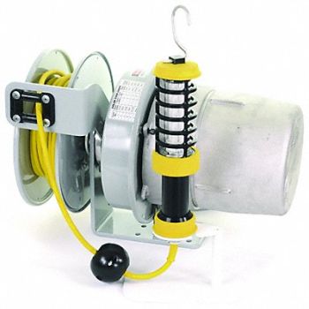 KH INDUSTRIES Cord Reel w/Lamp Fluo 50ft 16AWG 125VAC, 13V230