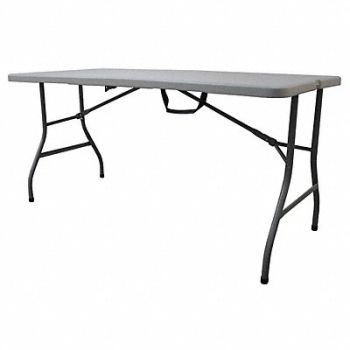 GRAINGER APPROVED Bifold Tbl Rectgl Polyethylene 61 L 30 W, 13V435