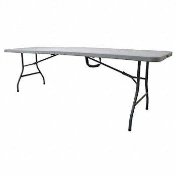 GRAINGER APPROVED Bifold Tbl Rectgl Polyethylene 96 L 30 W, 13V436