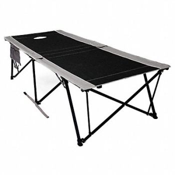 KAMP-RITE TENT COT INC Kwik Cot Black/Gray 400 lb Capacity, 13V987