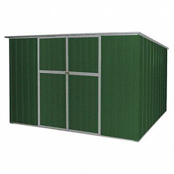 GRAINGER APPROVED D7719 Outdr Strg Shd 6 1/4x11 3/8x6 1/4ft Gren, 13X108