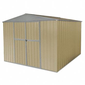 GRAINGER APPROVED D7723 Outdr Strg Shd 11 3/8 x11 3/8 x7ft Beige, 13X115