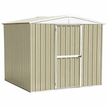 GRAINGER APPROVED D7721 Outdr Strg Shd 6 1/4 x8 1/2 x7ft Beige, 13X109