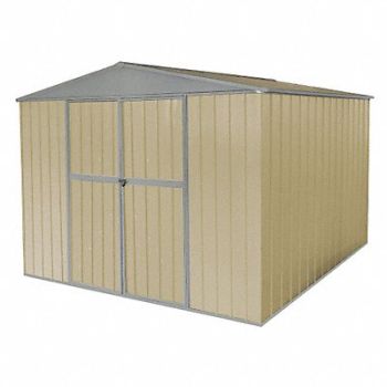 GRAINGER APPROVED D7722 Outdr Strg Shd 8 1/2 x11 3/8 x7ft Beige, 13X112