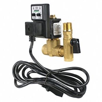 SPEEDAIRE Auto Drain Valve 115V 1/4 in 0.75 gpm, 13X538