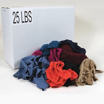 GRAINGER APPROVED Cloth Rag Reclaimed Size Varies, 13Y348