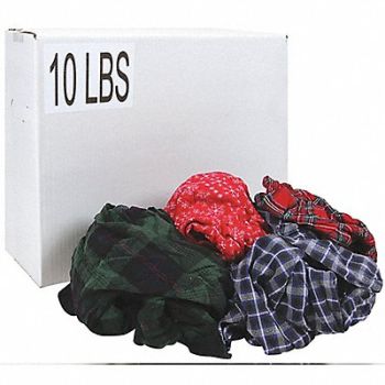 GRAINGER APPROVED Cloth Rag Reclaimed Size Varies, 13Y351
