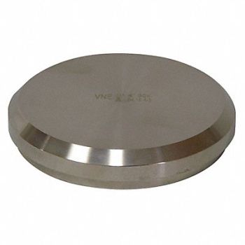 GRAINGER APPROVED Cap T304 SS Bevel Seat, 13Y410