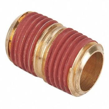 PARKER Close Nipple 3/4 In Brass, 13Y774