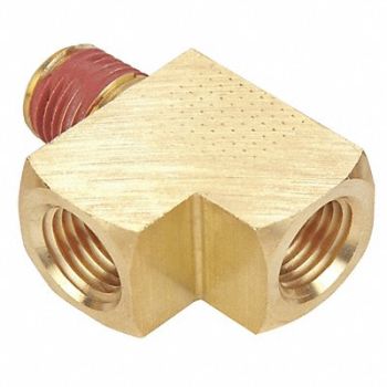 PARKER Street Tee Brass 3/4 FNPT x MNPT x FNPT, 13Y864