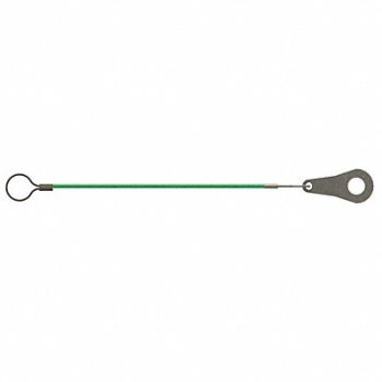 INNOVATIVE COMPONENTS Tool Lanyard 12 in L Stainless Steel, 13Y919
