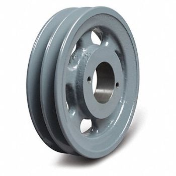TB WOOD S V-Belt Pulley Cast Iron 6.25 O.D., 145P21