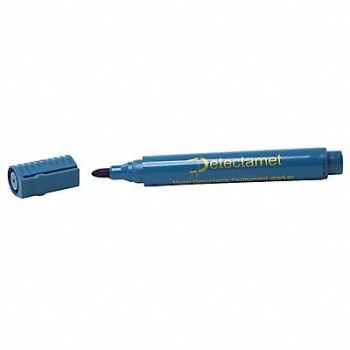 DETECTAMET INC. Metal Detectable Permanent Marker PK10, 52HV41