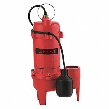 RED LION Sewage Pump 1/2 HP Cast Iron, 147T11