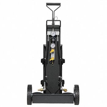 AIR SYSTEMS INTERNATIONAL Air Cylinder Cart Black D-Grip Handle, 14A068
