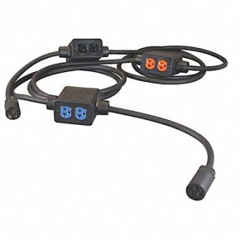 KH INDUSTRIES Feed Through Stringer 3 Boxes 30 ft 20A, 14A288