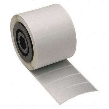 BRADY Tampe Evident Label Silver 3 in W, 14A546