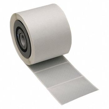 BRADY Tamper Evident Label Silver 3 in W, 14A547