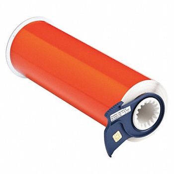 BRADY Reflective Tape Orange 33 ft L 10 in W, 14A564