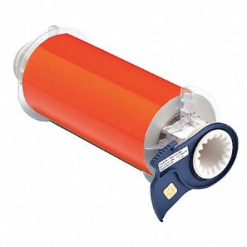 BRADY Reflective Tape Orange 33 ft L 7 in W, 14A565