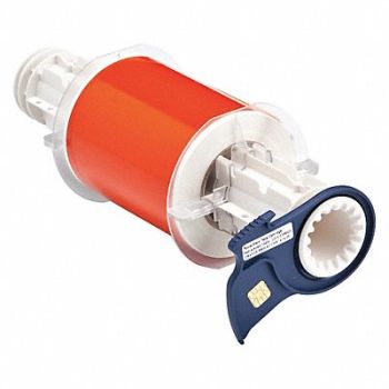 BRADY Reflective Tape Orange 33 ft L 4 in W, 14A566