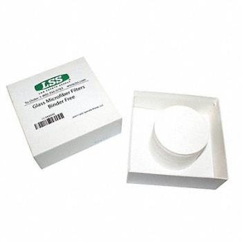 LABEXACT Glass Microfiber Fltr 1.5um 4.7cm PK100, 12K950
