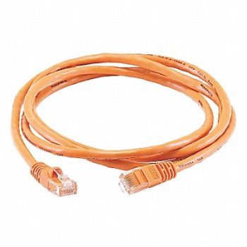 MONOPRICE Patch Cord Cat 5e Booted Orange 5.0 ft., 14A981