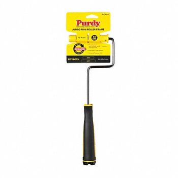 PURDY Paint Roller Frame 4.5 6.5 Roll L Blk, 14C551
