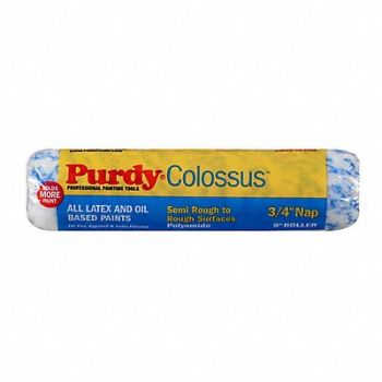 PURDY Paint Roller Cover 9 L 3/4 Nap Polyamide, 14C555