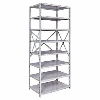 HALLOWELL Metal Shlvng Cap 350 lb 24inx84inx48in, 14C761