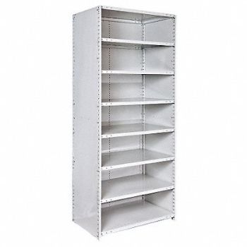 HALLOWELL Metal Shlvng Cap 350 lb 24inx84inx48in, 14C773