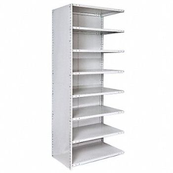 HALLOWELL Metal Shlvng Cap 350 lb 24inx84inx48in, 14C774