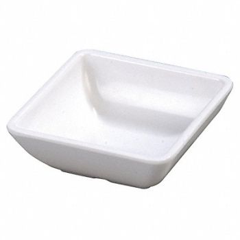 CARLISLE Square Ramekin 2 oz White PK48, 14C960