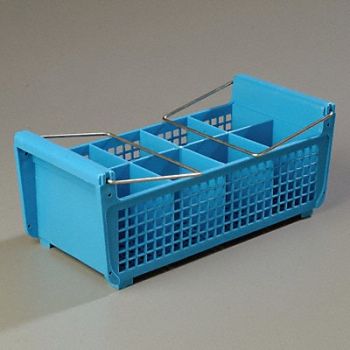 CARLISLE Flatware Basket w/Handles PK6, 14C984