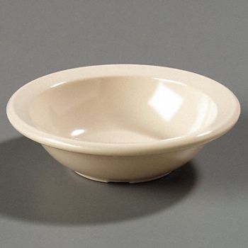 CARLISLE Rimmed Fruit Bowl 4.4 oz Tan PK48, 14D062