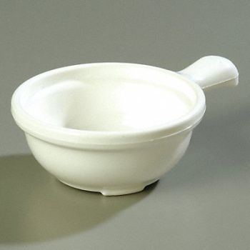 CARLISLE Handled Soup Bowl 12 oz White PK24, 14D090