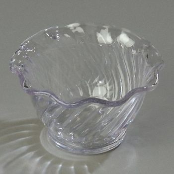 CARLISLE Dessert Dish 5-1/4 oz Clear PK24, 14D105
