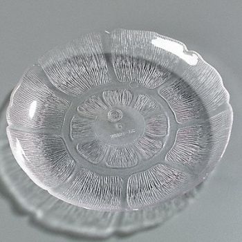 CARLISLE Plate 7-11/16 In Clear PK36, 14D128