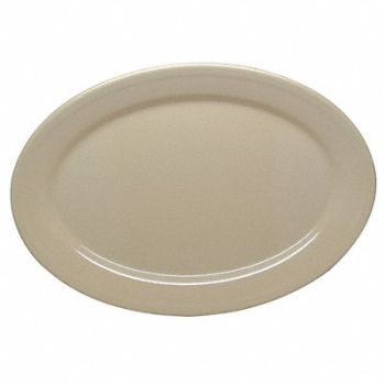 CARLISLE Oval Platter 12 x 8-1/2 Tan PK24, 14D135