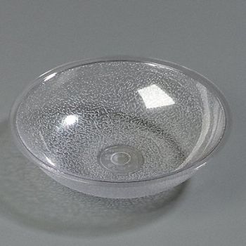 CARLISLE Pebbled Bowl 19.2 oz Clear PK12, 14D138