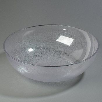 CARLISLE Pebbled Bowl 33 qt. Clear PK4, 14D147