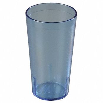 CARLISLE Tumbler Stackable 12 oz Blue PK72, 14D193