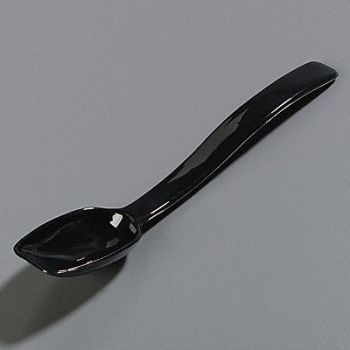 CARLISLE Solid Spoon Black 8 In PK12, 14D262